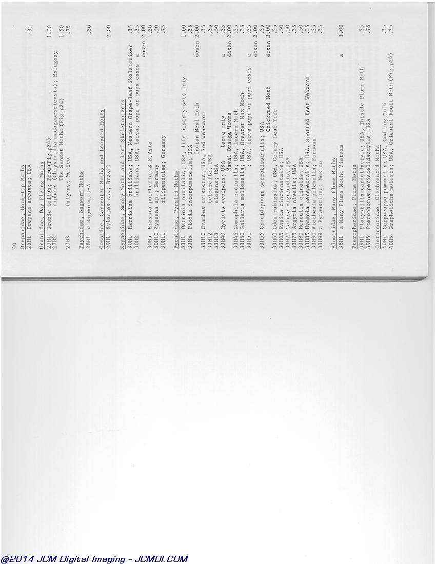 Combined Scientific 1977 Catalog page scan